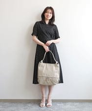BKCGD26165 MK MICHEL KLEIN BAG(MK ミッシェルクラン バッグ) [2WAY]パンチングデザイン変形トートバッグ ベージュ