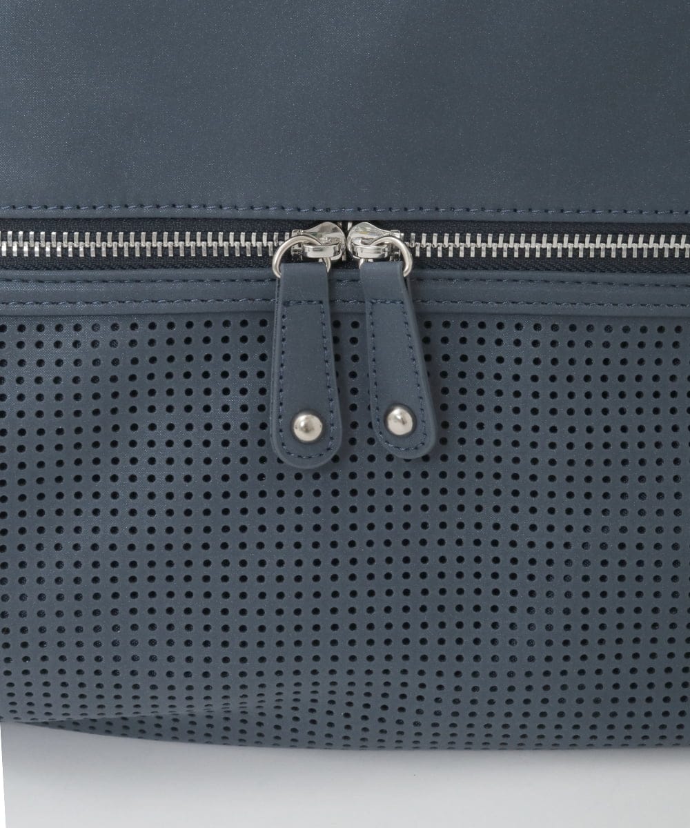BKCGD26165 MK MICHEL KLEIN BAG(MK ミッシェルクラン バッグ) [2WAY]パンチングデザイン変形トートバッグ ベージュ