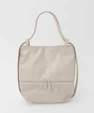 BKCGD26165 MK MICHEL KLEIN BAG(MK ミッシェルクラン バッグ) [2WAY]パンチングデザイン変形トートバッグ ベージュ