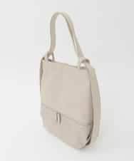 BKCGD26165 MK MICHEL KLEIN BAG(MK ミッシェルクラン バッグ) [2WAY]パンチングデザイン変形トートバッグ ベージュ
