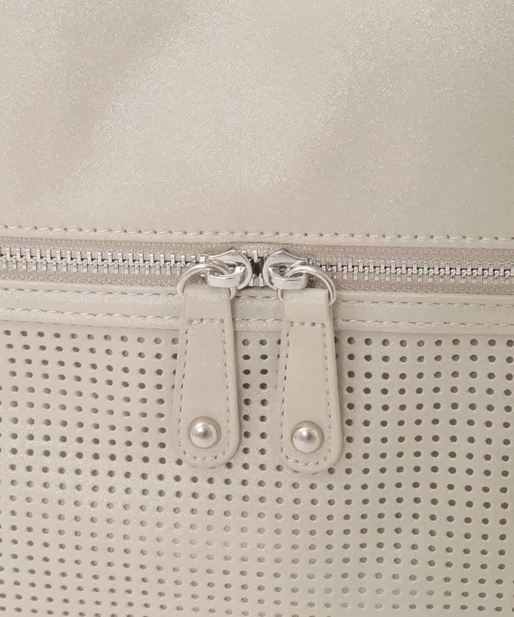BKCGD26165 MK MICHEL KLEIN BAG(MK ミッシェルクラン バッグ) [2WAY]パンチングデザイン変形トートバッグ ベージュ