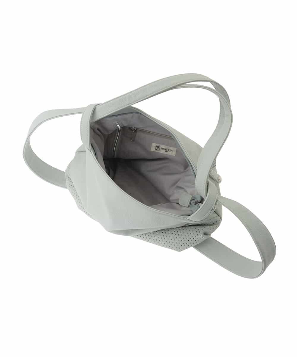 BKCGD26165 MK MICHEL KLEIN BAG(MK ミッシェルクラン バッグ) [2WAY]パンチングデザイン変形トートバッグ ベージュ