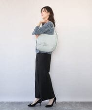 BKCGD28155 MK MICHEL KLEIN BAG(MK ミッシェルクラン バッグ) [2WAY]パンチングデザイン変形ミニトートバッグ ライトブルー