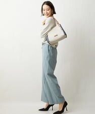 BKCGS05150 MK MICHEL KLEIN BAG(MK ミッシェルクラン バッグ) 【2WAY】バイカラースクエアトートバッグ ネイビー