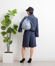 BKCGS28150 MK MICHEL KLEIN BAG(MK ミッシェルクラン バッグ) [2WAY]合成皮革変形ミニトートバッグ S ライトブルー
