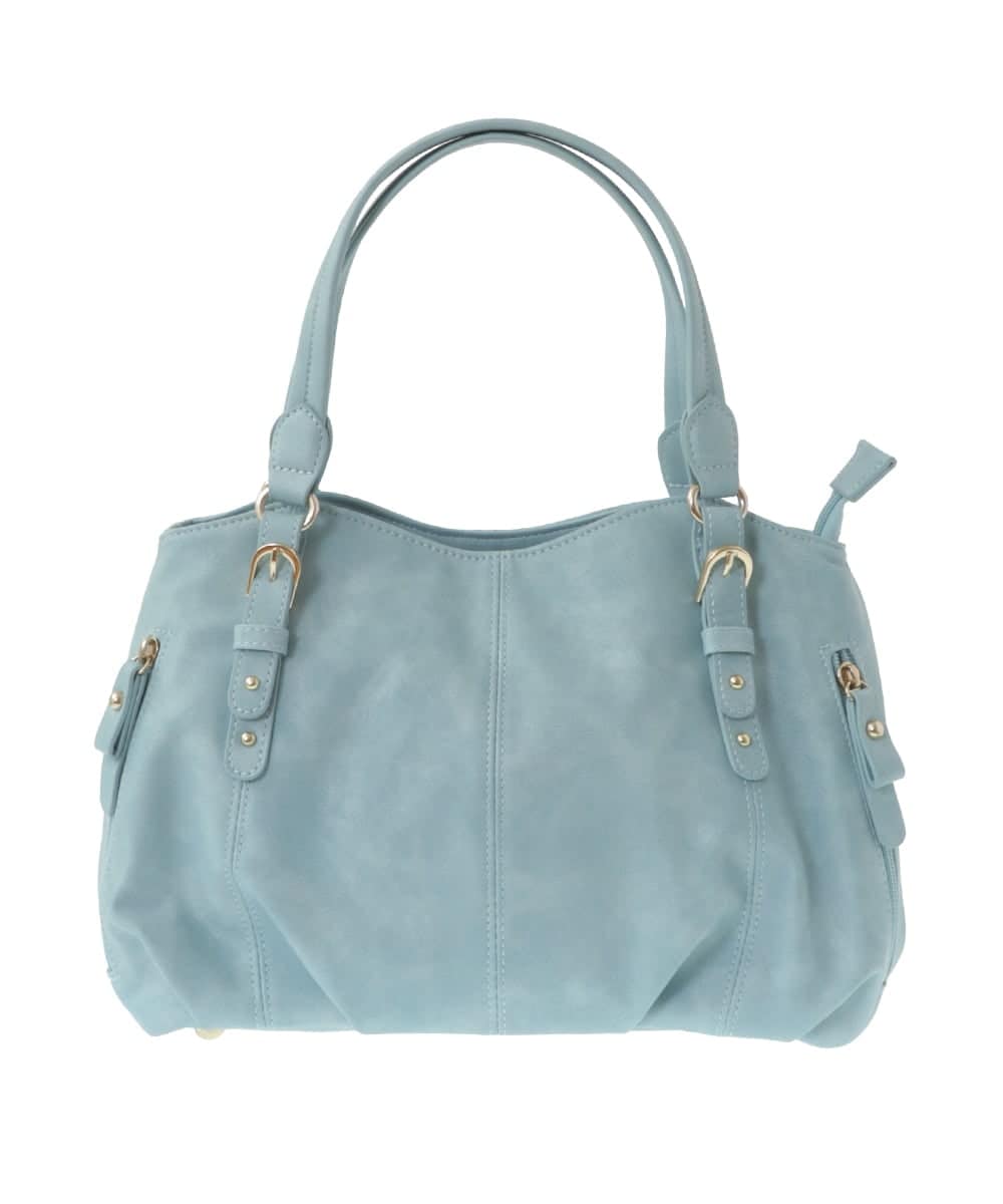 BKCGV04140 MK MICHEL KLEIN BAG(MK ミッシェルクラン バッグ) [2WAY]ベルトアクセントラウンドトートバッグ シャンパンピンク