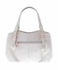 BKCGV04140 MK MICHEL KLEIN BAG(MK ミッシェルクラン バッグ) [2WAY]ベルトアクセントラウンドトートバッグ シャンパンピンク