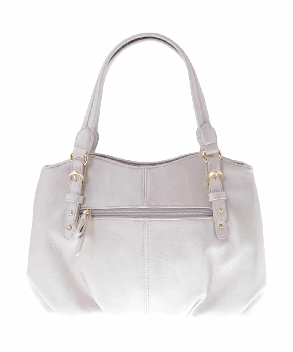 BKCGV04140 MK MICHEL KLEIN BAG(MK ミッシェルクラン バッグ) [2WAY]ベルトアクセントラウンドトートバッグ シャンパンピンク