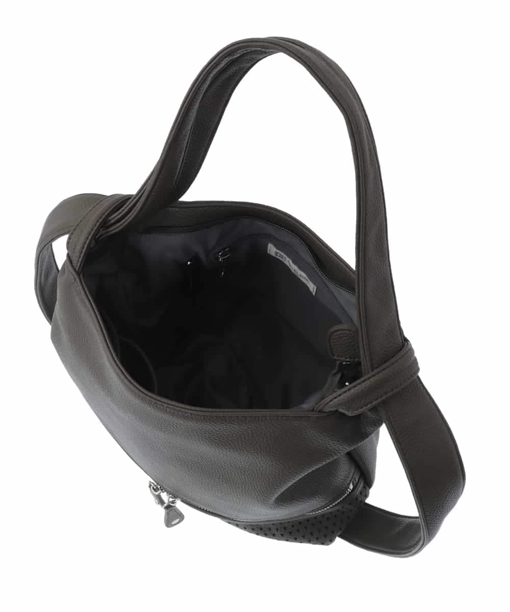 BKCGV28150 MK MICHEL KLEIN BAG(MK ミッシェルクラン バッグ) [2WAY/人気の定番BAG]パンチングデザイン変形ミニトートバッグ アイボリー