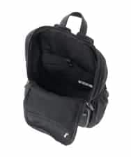 BKRAD96170 MK MICHEL KLEIN BAG(MK ミッシェルクラン バッグ) [撥水/A4収納可]スクエアデザインバックパック グレージュ×ベージュ