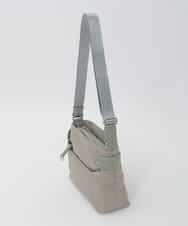 BKRAG91140 MK MICHEL KLEIN BAG(MK ミッシェルクラン バッグ) [撥水/軽量]アクセントレザーコンパクトショルダーバッグ ベージュ×グリーン
