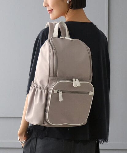 BKRGD96170 MK MICHEL KLEIN BAG [撥水/A4収納可]多機能ポケットパイピングデザインリュック