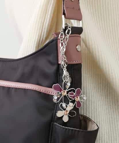 BKSAP01038 MK MICHEL KLEIN BAG フラワーモチーフチャーム
