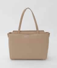 BPBAG13170 MK MICHEL KLEIN BAG(MK ミッシェルクラン バッグ) [A4収納/2WAY]ステップパネルスクエアトートバッグ ベージュ