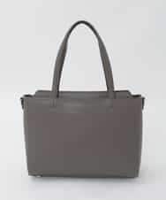 BPBAG13170 MK MICHEL KLEIN BAG(MK ミッシェルクラン バッグ) [A4収納/2WAY]ステップパネルスクエアトートバッグ グレー