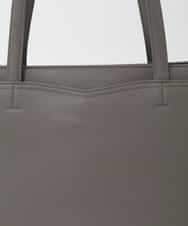 BPBAG13170 MK MICHEL KLEIN BAG(MK ミッシェルクラン バッグ) [A4収納/2WAY]ステップパネルスクエアトートバッグ グレー