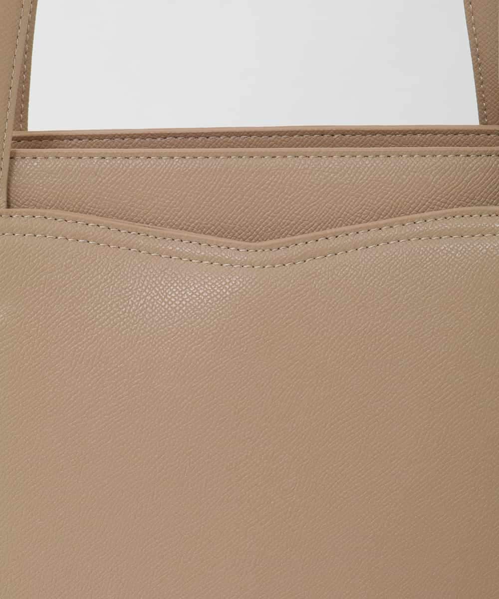BPBAG13170 MK MICHEL KLEIN BAG(MK ミッシェルクラン バッグ) [A4収納/2WAY]ステップパネルスクエアトートバッグ グレー