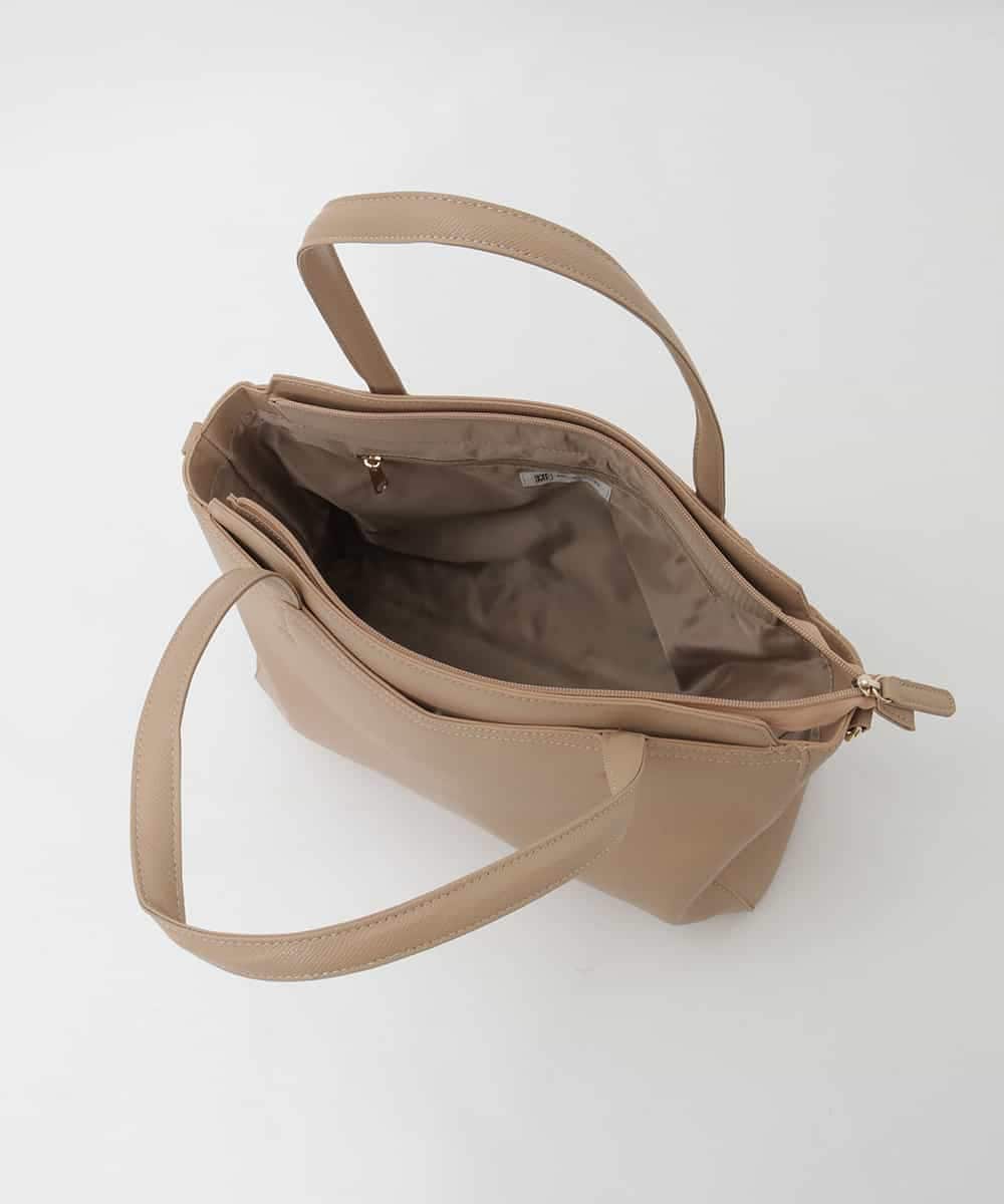 BPBAG13170 MK MICHEL KLEIN BAG(MK ミッシェルクラン バッグ) [A4収納/2WAY]ステップパネルスクエアトートバッグ グレー