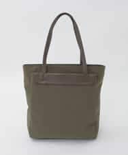 BPBAG21170 MK MICHEL KLEIN BAG(MK ミッシェルクラン バッグ) [A4収納可]異素材ジョイントスクエアトートバッグ カーキ
