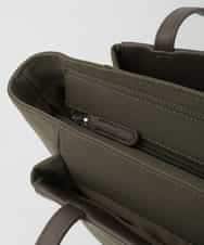 BPBAG21170 MK MICHEL KLEIN BAG(MK ミッシェルクラン バッグ) [A4収納可]異素材ジョイントスクエアトートバッグ カーキ