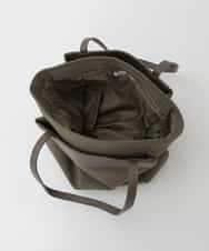 BPBAG21170 MK MICHEL KLEIN BAG(MK ミッシェルクラン バッグ) [A4収納可]異素材ジョイントスクエアトートバッグ カーキ