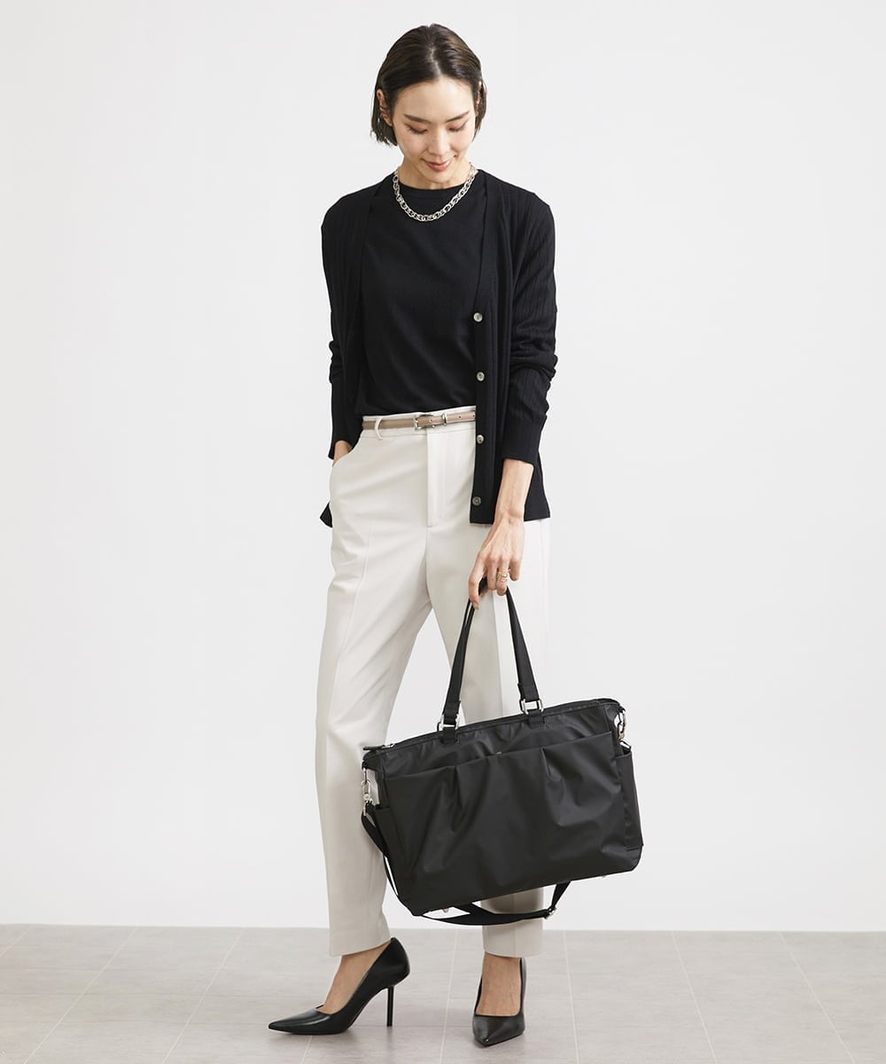 BPBEV21220 MK MICHEL KLEIN BAG(MK ミッシェルクラン バッグ) [AGS搭載/A4収納可]機能性スクエアトートバッグ グレー