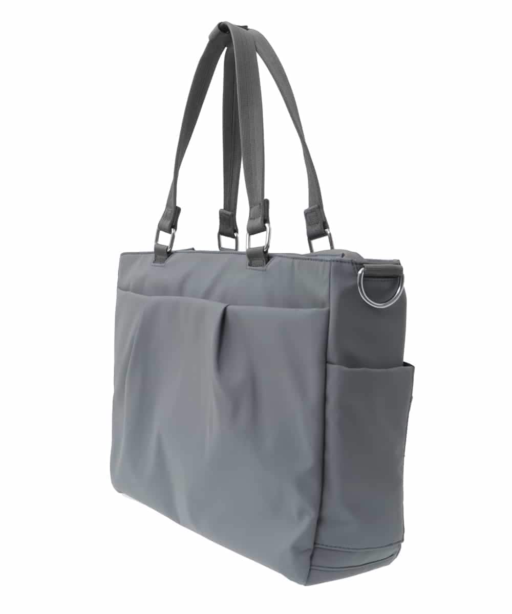 BPBEV21220 MK MICHEL KLEIN BAG(MK ミッシェルクラン バッグ) [AGS搭載/A4収納可]機能性スクエアトートバッグ グレー