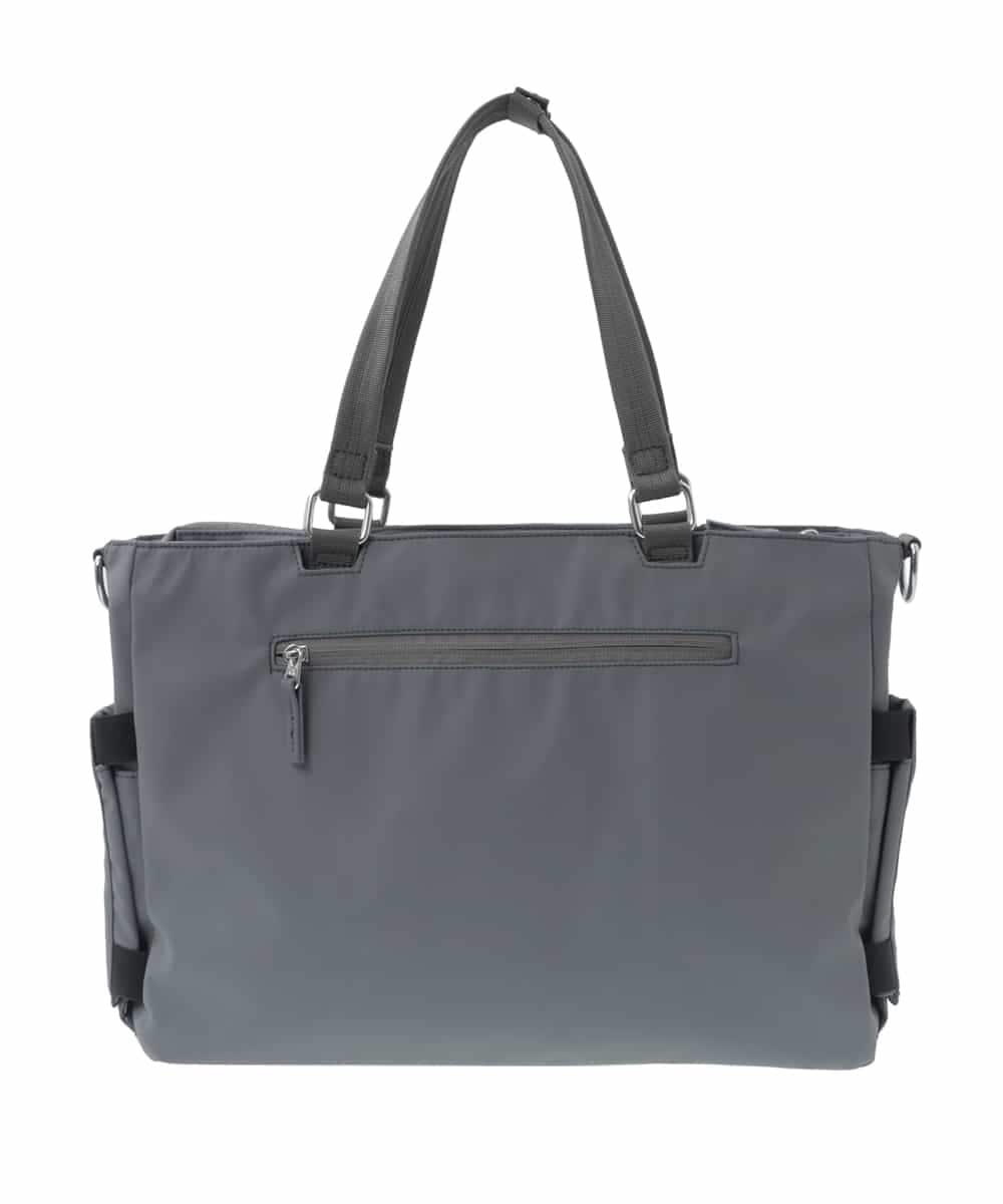 BPBEV21220 MK MICHEL KLEIN BAG(MK ミッシェルクラン バッグ) [AGS搭載/A4収納可]機能性スクエアトートバッグ グレー