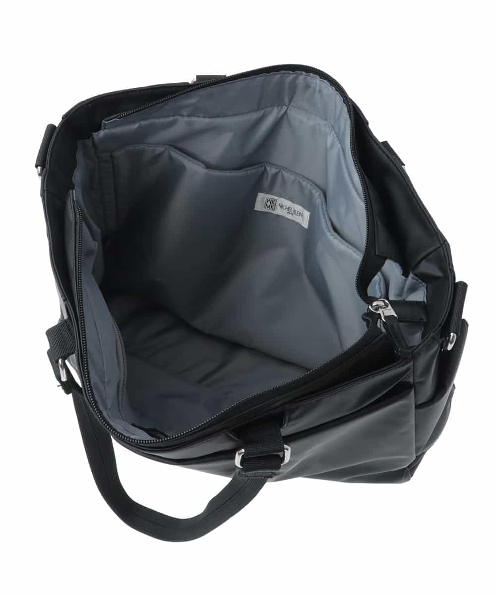 BPBEV21220 MK MICHEL KLEIN BAG(MK ミッシェルクラン バッグ) [AGS搭載/A4収納可]機能性スクエアトートバッグ グレー