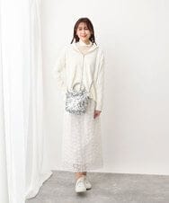 BPCAA12140 MK MICHEL KLEIN BAG(MK ミッシェルクラン バッグ) [2WAY]リングハンドルスパンコールバッグ ブラック