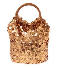 BPCAA12140 MK MICHEL KLEIN BAG(MK ミッシェルクラン バッグ) [2WAY]リングハンドルスパンコールバッグ ブラック