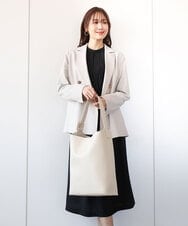 BPCAA13150 MK MICHEL KLEIN BAG(MK ミッシェルクラン バッグ) [A4収納可]合成皮革ワンショルダーバッグ アイボリー
