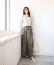 BPCAA13150 MK MICHEL KLEIN BAG(MK ミッシェルクラン バッグ) [A4収納可]合成皮革ワンショルダーバッグ アイボリー