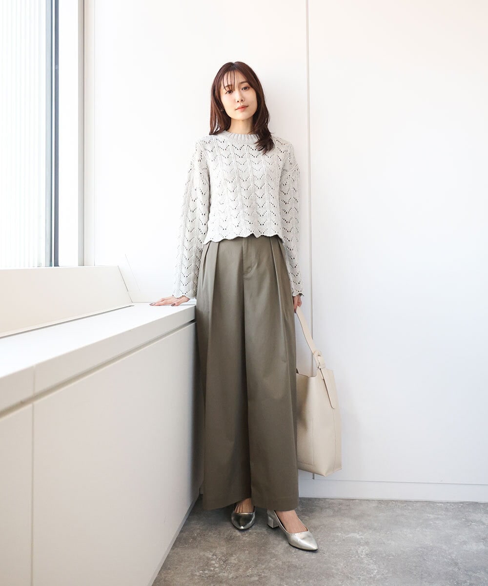 BPCAA13150 MK MICHEL KLEIN BAG(MK ミッシェルクラン バッグ) [A4収納可]合成皮革ワンショルダーバッグ アイボリー