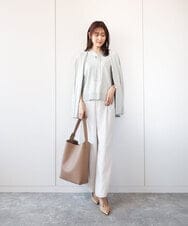 BPCAA13150 MK MICHEL KLEIN BAG(MK ミッシェルクラン バッグ) [A4収納可]合成皮革ワンショルダーバッグ アイボリー
