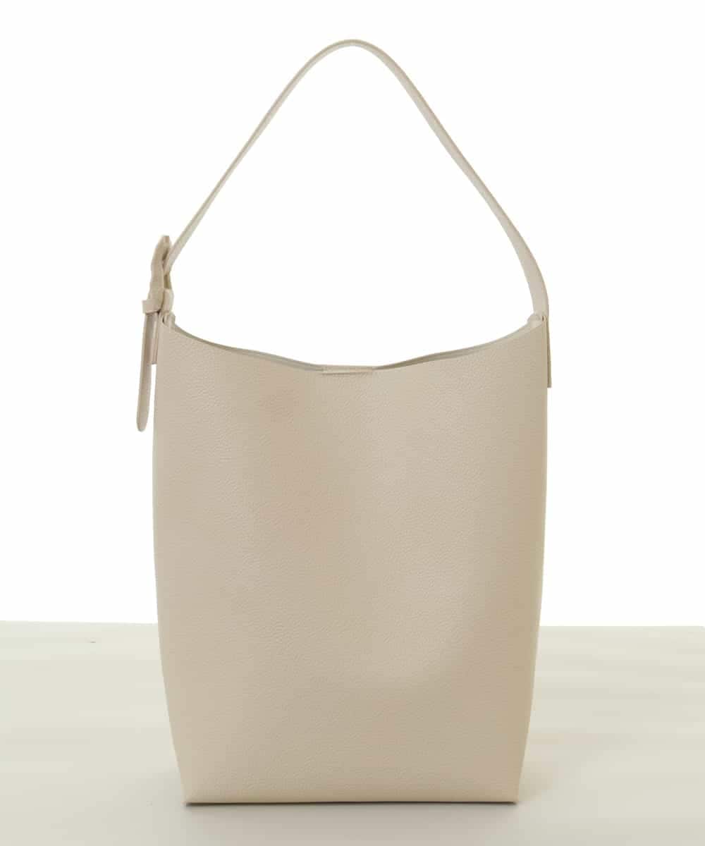 BPCAA13150 MK MICHEL KLEIN BAG(MK ミッシェルクラン バッグ) [A4収納可]合成皮革ワンショルダーバッグ アイボリー