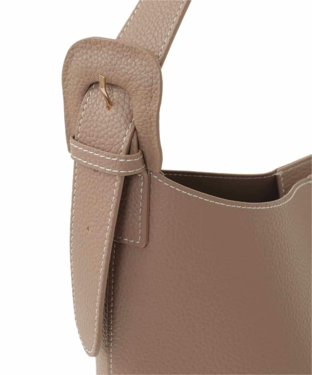 BPCAA13150 MK MICHEL KLEIN BAG(MK ミッシェルクラン バッグ) [A4収納可]合成皮革ワンショルダーバッグ アイボリー