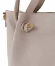 BPCAS02140 MK MICHEL KLEIN BAG(MK ミッシェルクラン バッグ) 【3WAY】ダブルハンドルトートバッグ ベージュ