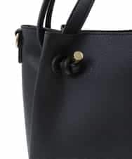 BPCAS02140 MK MICHEL KLEIN BAG(MK ミッシェルクラン バッグ) 【3WAY】ダブルハンドルトートバッグ ブラック