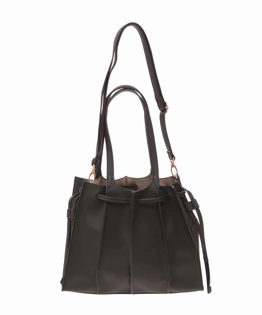 BPCAS03140 MK MICHEL KLEIN BAG(MK ミッシェルクラン バッグ) [2WAY]フェイクレザー切り替えデザインバッグ イエロー