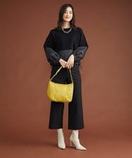 BPCAS04140 MK MICHEL KLEIN BAG(MK ミッシェルクラン バッグ) 【2WAY】デザインハンドルフェイクレザーバッグ イエロー