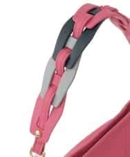 BPCAS04140 MK MICHEL KLEIN BAG(MK ミッシェルクラン バッグ) 【2WAY】デザインハンドルフェイクレザーバッグ ピンク