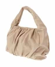 BPCAS12110 MK MICHEL KLEIN BAG(MK ミッシェルクラン バッグ) ボリュームギャザーハンドバッグ ベージュ