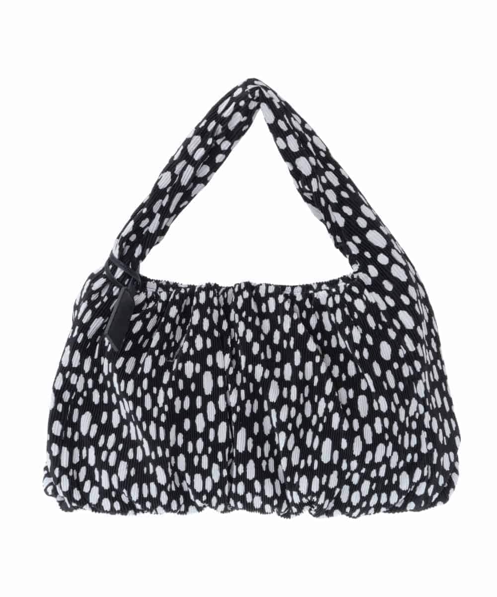 BPCAS12110 MK MICHEL KLEIN BAG(MK ミッシェルクラン バッグ) ボリュームギャザーハンドバッグ グレー
