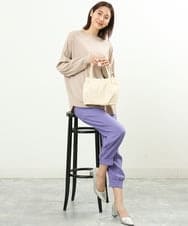 BPCAS25130 MK MICHEL KLEIN BAG(MK ミッシェルクラン バッグ) [2WAY]ドットレーストートバッグ アイボリー