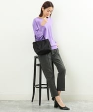 BPCAS25130 MK MICHEL KLEIN BAG(MK ミッシェルクラン バッグ) [2WAY]ドットレーストートバッグ ブラック