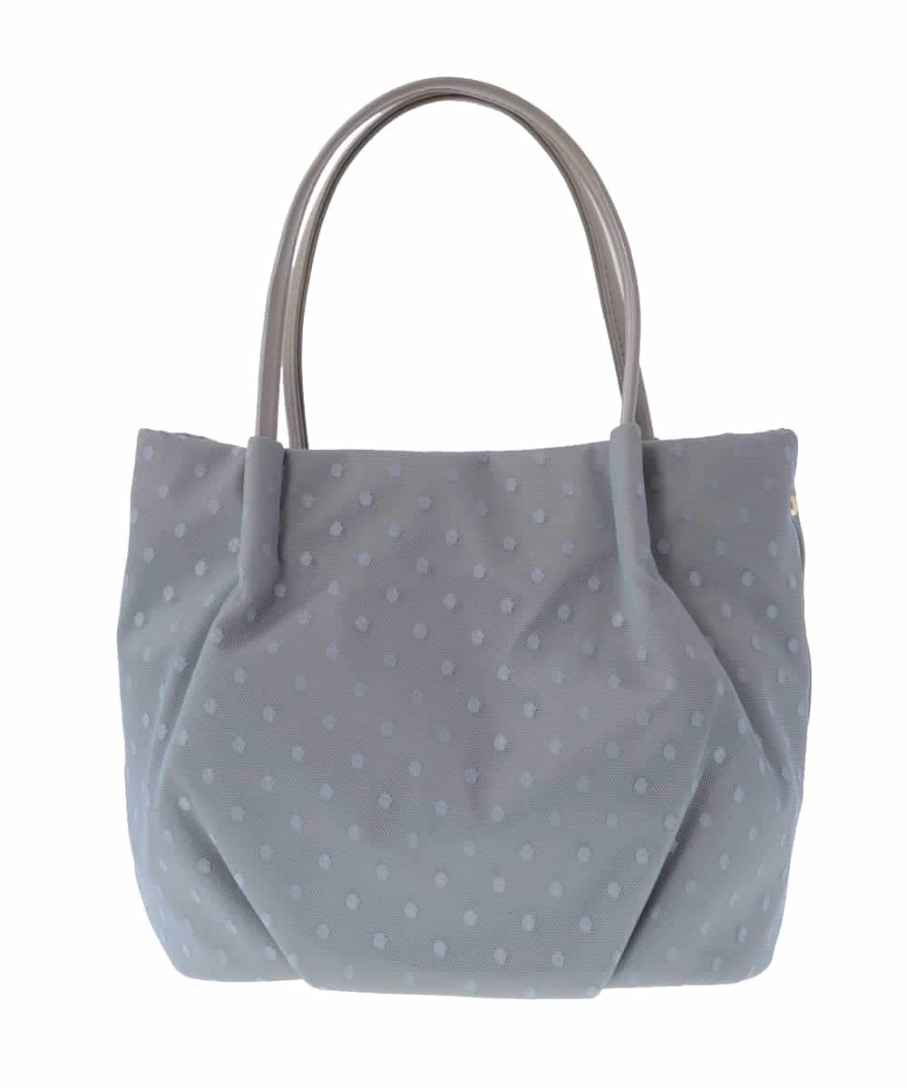 BPCAS25130 MK MICHEL KLEIN BAG(MK ミッシェルクラン バッグ) [2WAY]ドットレーストートバッグ ライトブルー