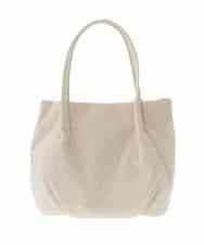 BPCAS25130 MK MICHEL KLEIN BAG(MK ミッシェルクラン バッグ) [2WAY]ドットレーストートバッグ アイボリー