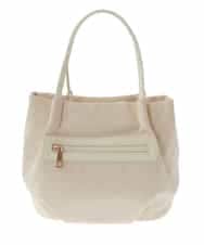BPCAS25130 MK MICHEL KLEIN BAG(MK ミッシェルクラン バッグ) [2WAY]ドットレーストートバッグ アイボリー