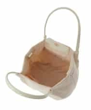 BPCAS25130 MK MICHEL KLEIN BAG(MK ミッシェルクラン バッグ) [2WAY]ドットレーストートバッグ アイボリー